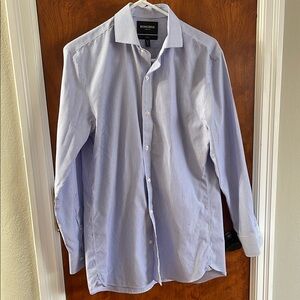 Bonobos Men's Blue Striped Shirt. 15 1/2/33. Slim fit